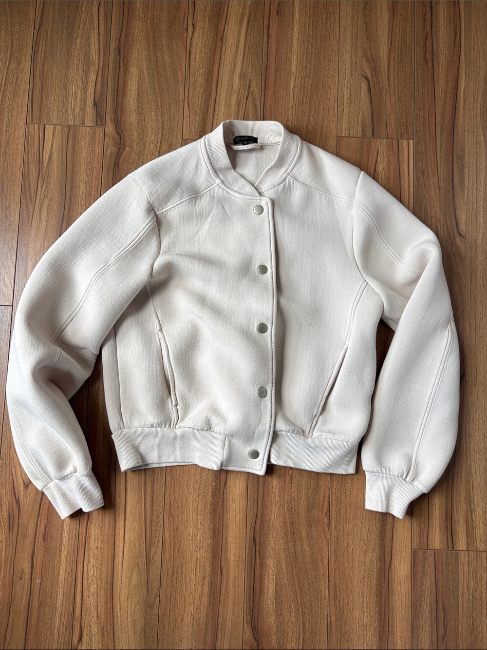 Dynamite women’s Cream Bomber Jacket